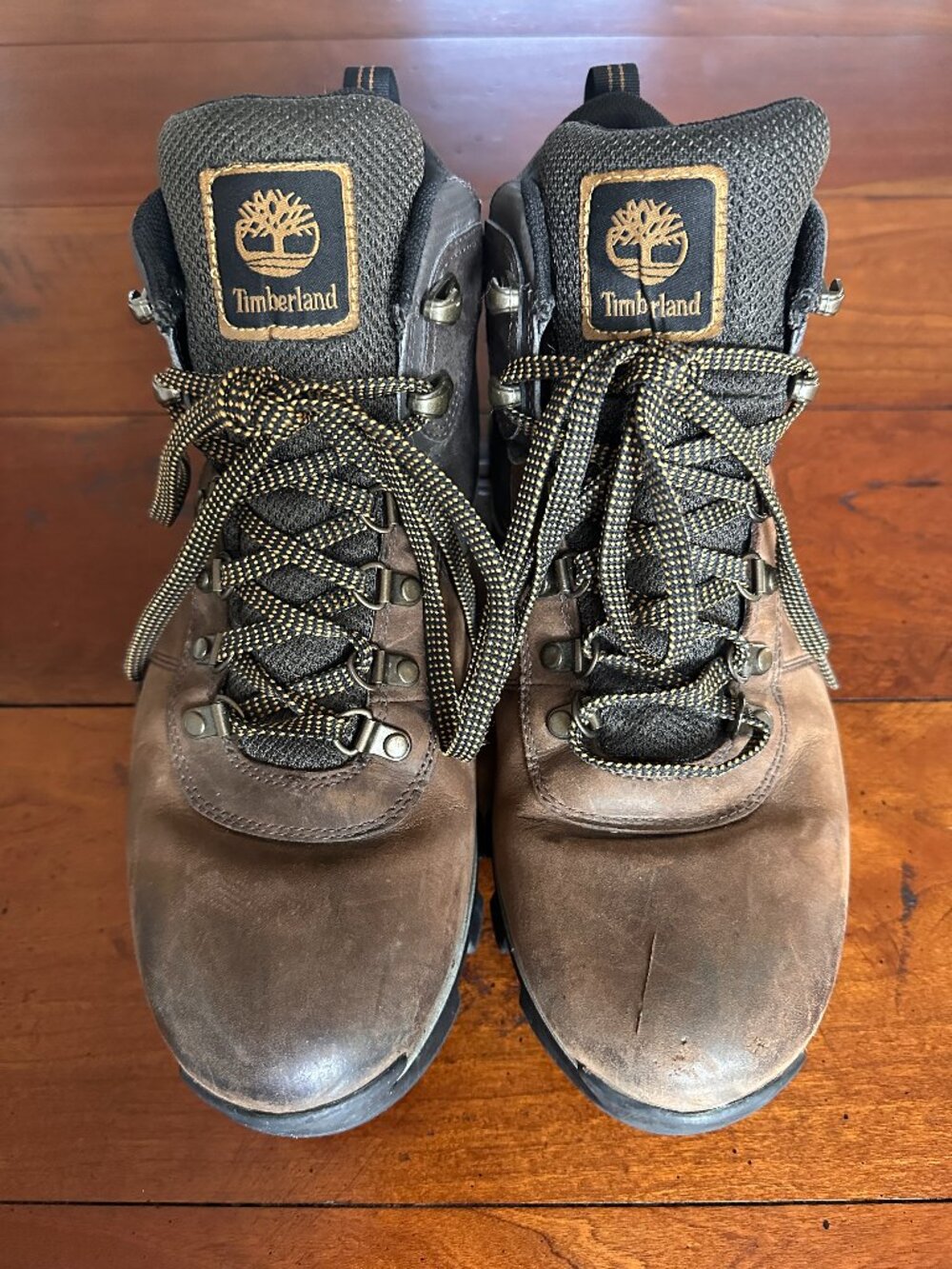 Timberland Men's Mt. Maddsen Waterproof Hiking Boot Brown Leather Size 11